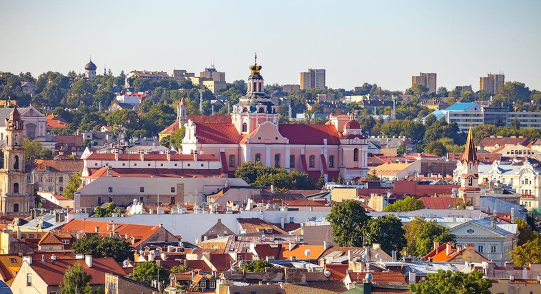 Lithuania was ranked the happiest country under 30s in the World Happiness Report 2024. yegorovnick/Shutterstock