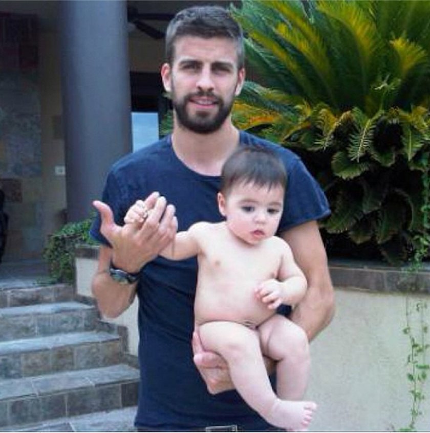 Gerard Pique z synem