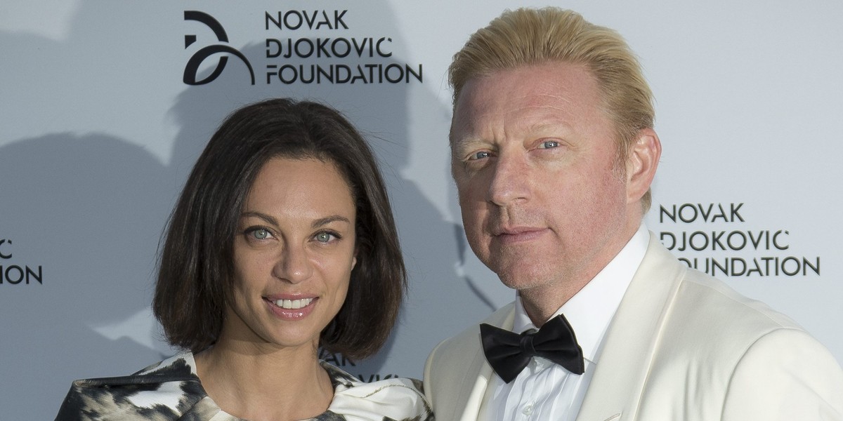 Boris Becker z żoną