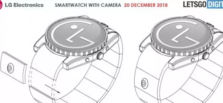 LG patentuje smartwatch z aparatem