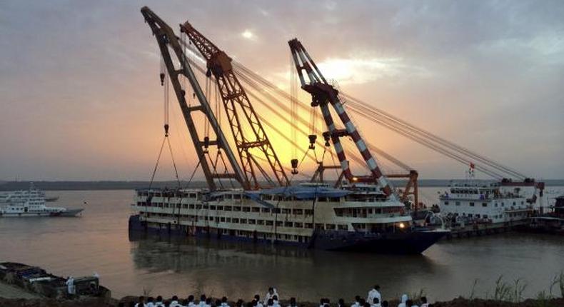 China puts ship disaster survivors at 12, says all 442 bodies found