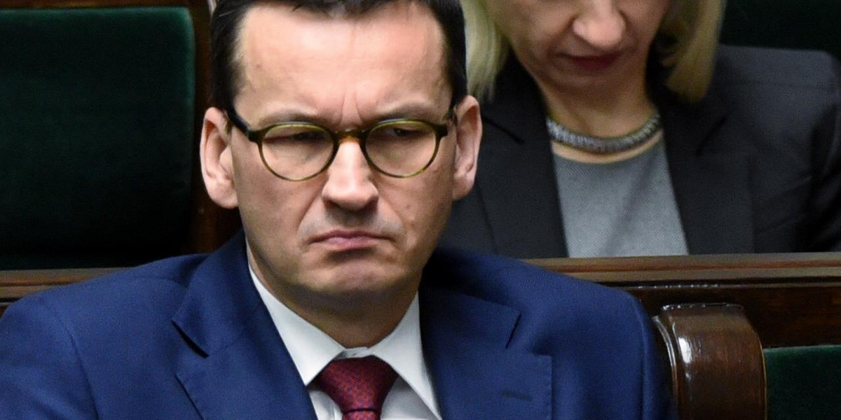 Premier Matusz Morawiecki