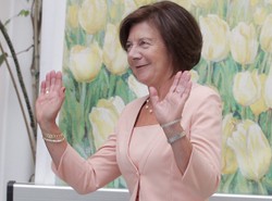 Maria Kaczyńska słucha rapu