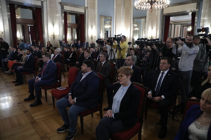 Prisutni na dodeli nagrade grada Beograda