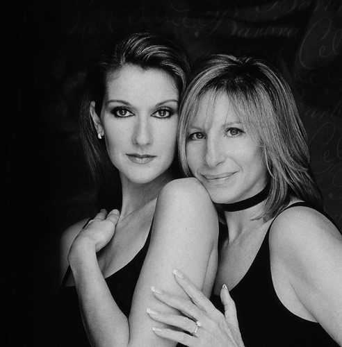 Barbra Streisand i Celine Dion (w 1997 roku nagrały wspólnie przebój 'Tell him'