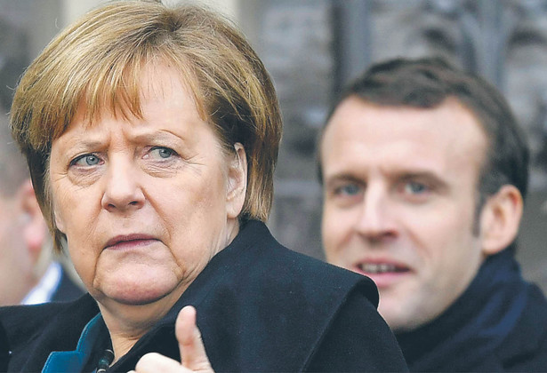 Angela Merkel chce rozszerzenia Unii, Emmanuel Macron jest sceptyczny