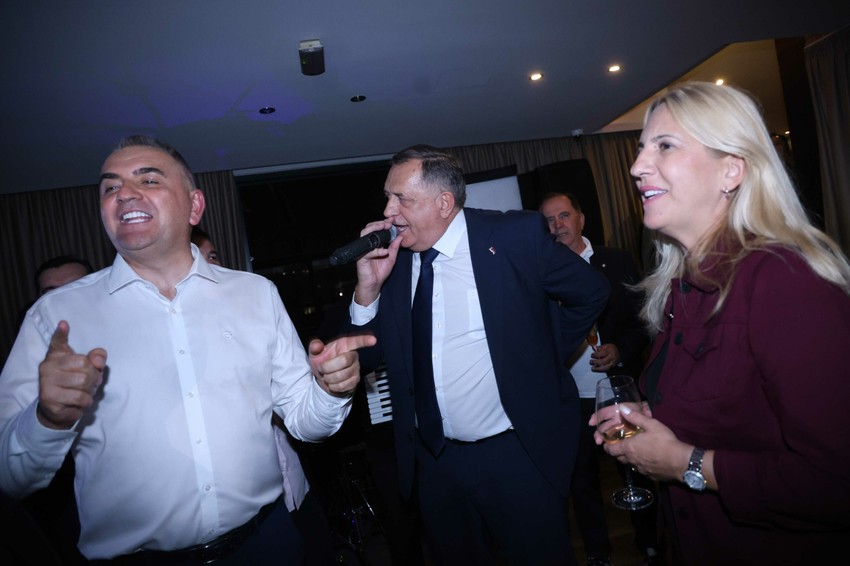 Savo Minić, Milorad Dodik, Željka Cvijanović