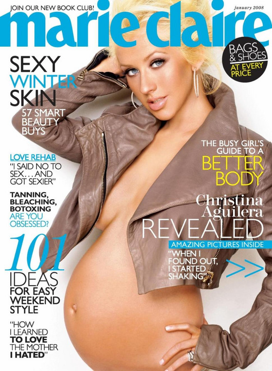 Christina Aguilera na okładce "Marie Claire"