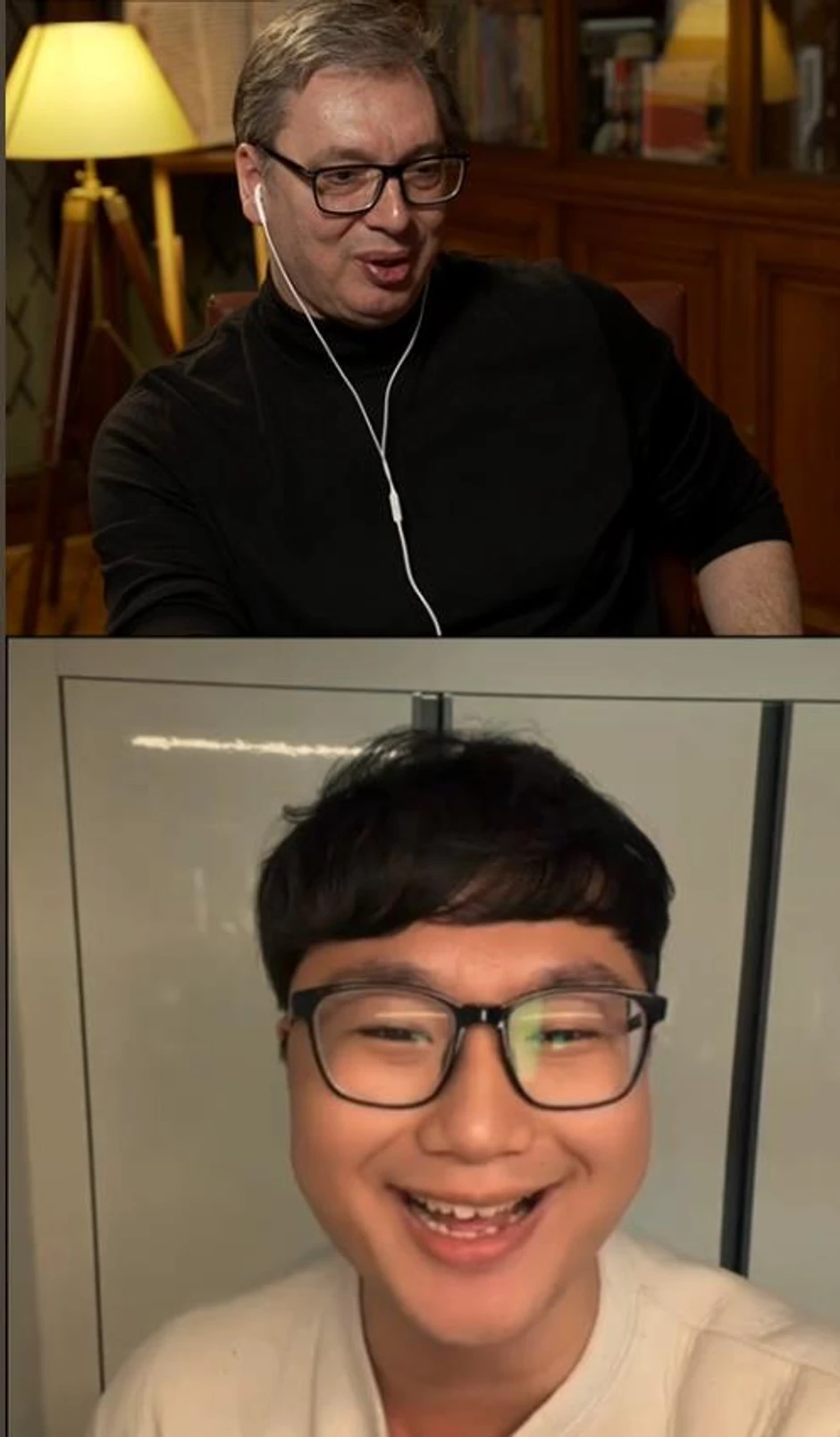 Predsednik Vučić u lajvu na Tiktoku