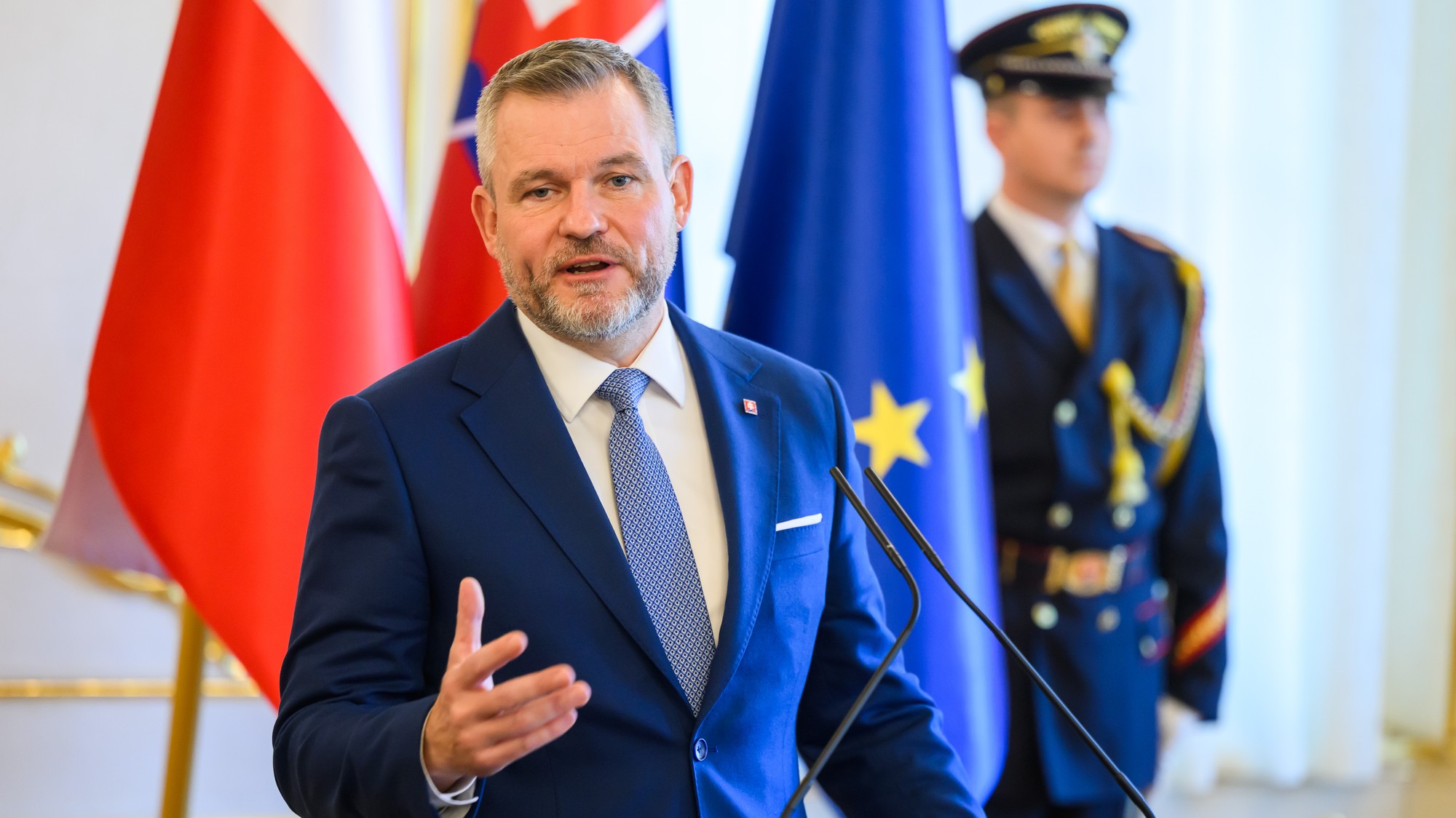 Slovenský prezident Peter Pellegrini.