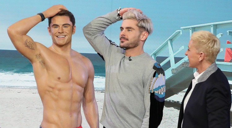 Zac Efron Ellen DeGeneres-nél vendégeskedett.