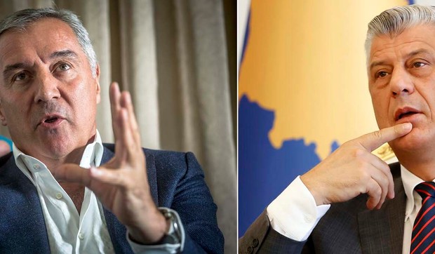 Milo Đukanović Hašim Tači  