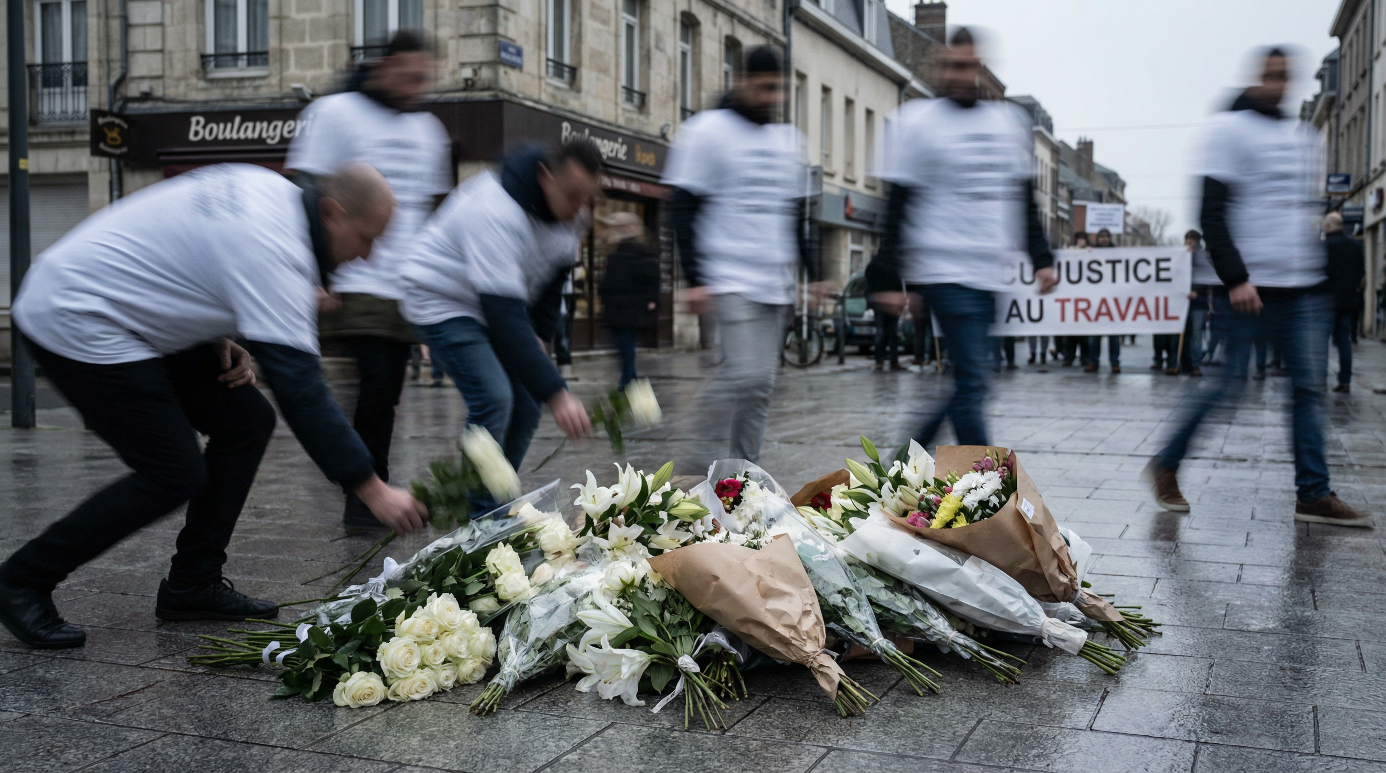 100 personnes réclament justice après le suicide d'une employée de Burger King à Calais