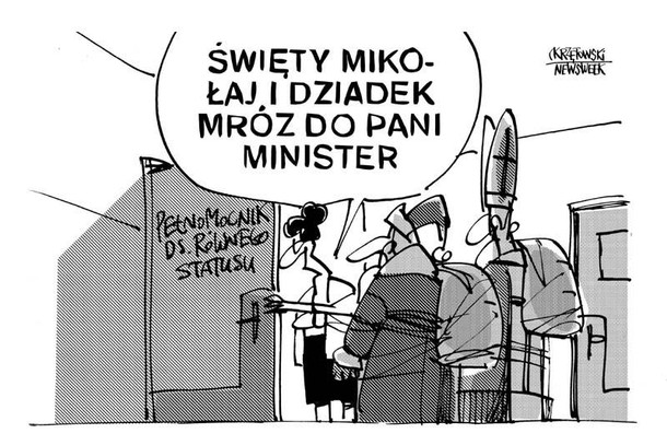 św. Mikołaj i Dziadek Mróz krzętowski