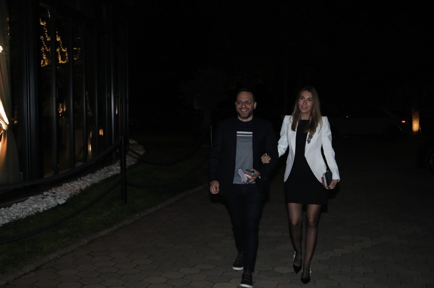 Dubravka i Damir Handanović stigli na proslavu kod Ace Sofronijevića