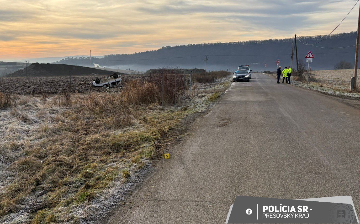 Muž pri nehode v Prešovskom kraji zomrel. 