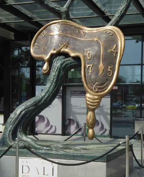 Salvador Dali, Uporczywość pamięci, wikipedia, domena publiczna