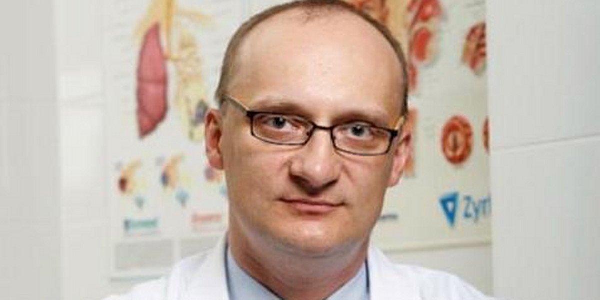 dr n.med. Michał Michalik, otolaryngolog, specjalista chirurgii głowy i szyi z Centrum Medycznego MML w Warszawie