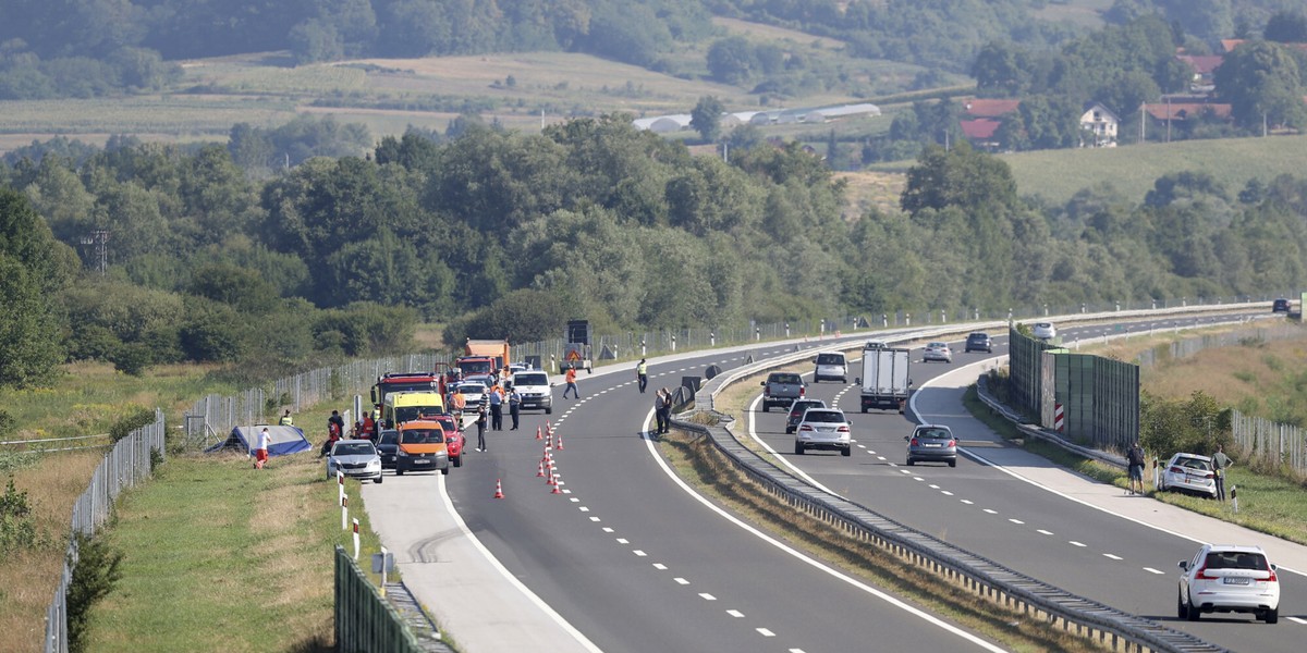 Wypadek polskiego autokaru w Chorwacji