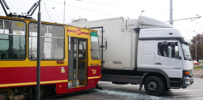 Zderzenie tramwaju na Limanowskiego