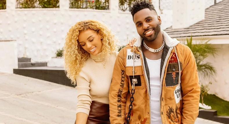 American singer Jason Derulo and his girlfriend Jena Frumes [Instagram/JenaFrumes]