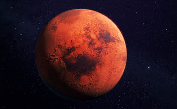 Mars. Jako miejsce lądowania wybrano krater o nazwie Jezero