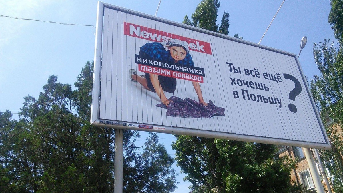 Okładka Newsweeka wykorzystana na Ukrainie 