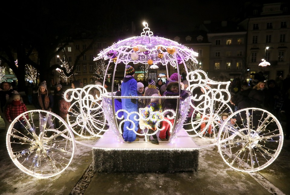 Iluminacja świąteczna w Warszawie