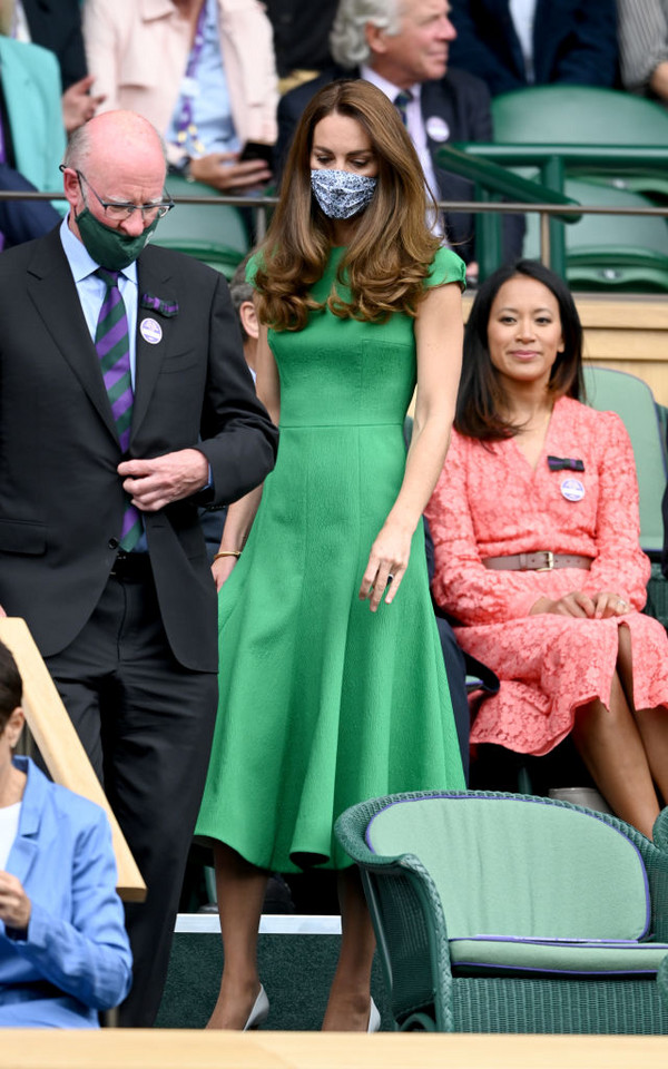 Wimbledon 2021: Kate Middleton na trybunach