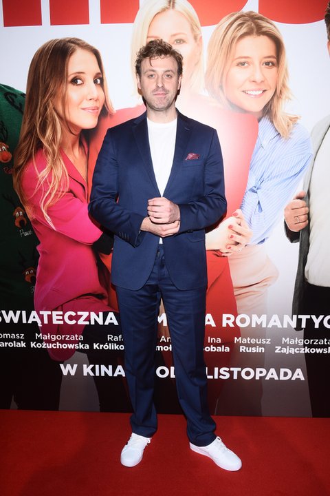 Gwiazdy na premierze filmu "To musi być miłość": Mateusz Rusin