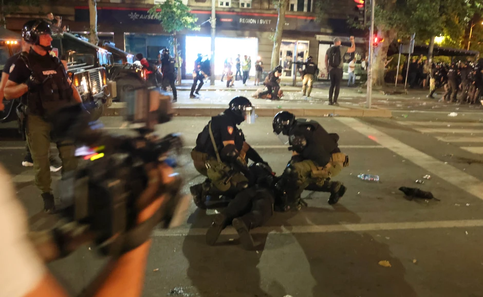 Beograd protest studenti vidovdan incidenti