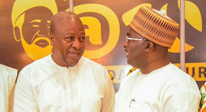 Dr Bawumia and Mahama