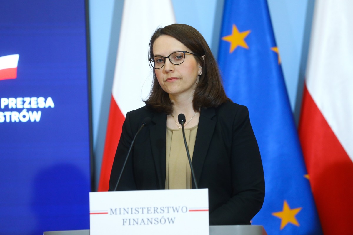 Minister finansów Magdalena Rzeczkowska