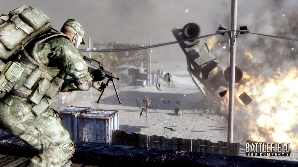 Kadr z gry "Battlefield: Bad Company 2"