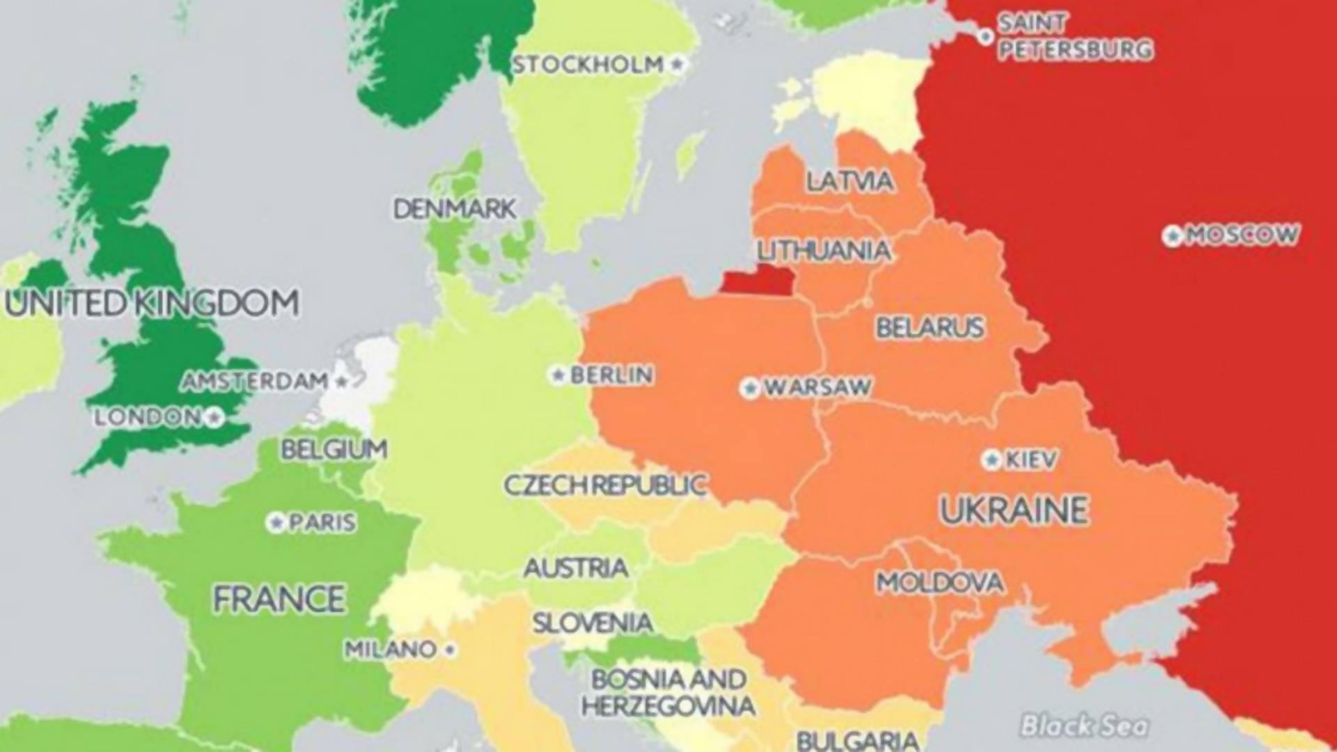 Kde sa žije homosexuálom najlepšie? Mapa znázorňuje najliberálnejšie európske krajiny