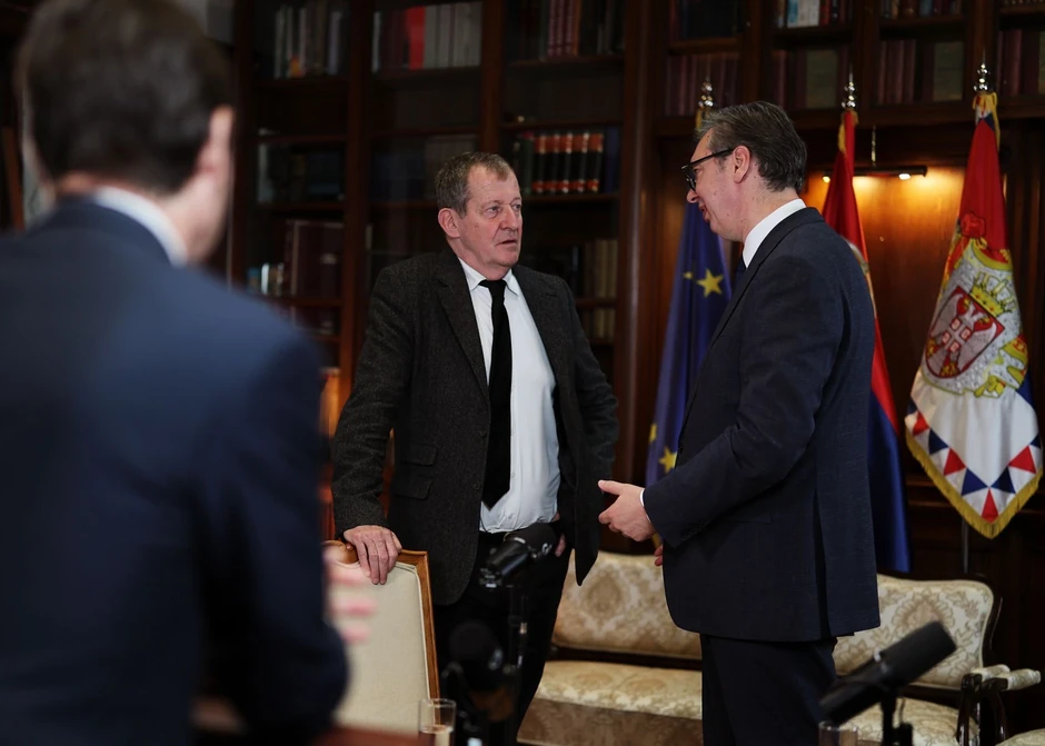 Aleksandar Vučić, podcast "The rest is politics"