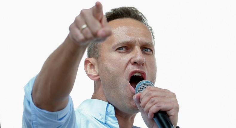 Navalny fell ill after boarding a plane in Siberia last month and was hospitalised there before being flown to Berlin