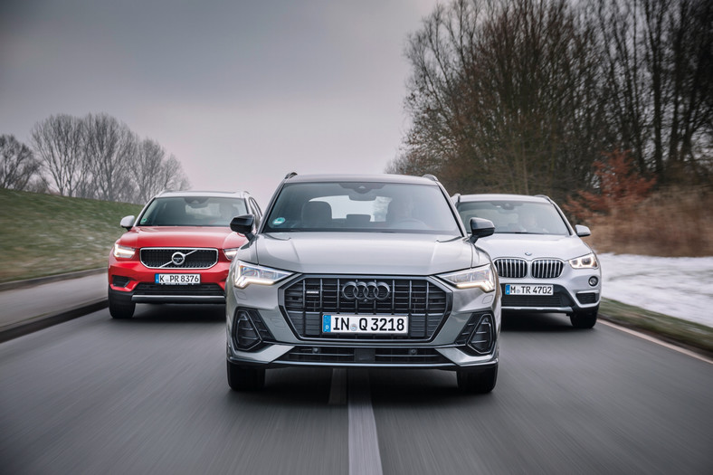 Audi Q3, BMW X1, Volvo XC40 - porównanie