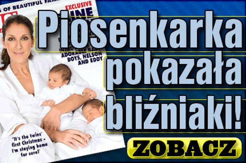 Piosenkarka pokazała bliźniaki!