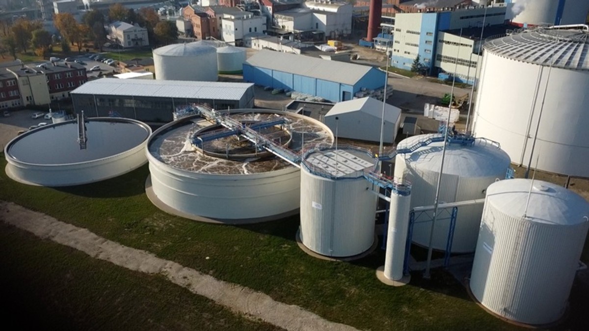 Budowa zakładowej oczyszczalni ścieków przemysłowych w Cukrowni Nakło realizowana przez Techbud-Toruń Sp. z o.o.