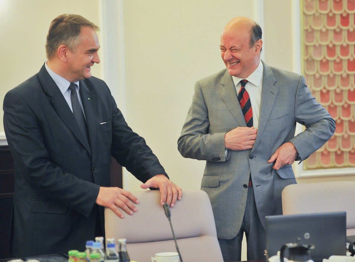 Waldemar Pawlak i Jacek Rostowski