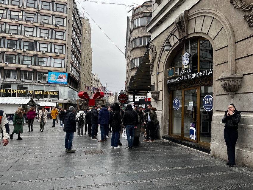 Štandovi SNS u Beogradu