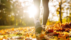 Going for a walk with your family — or to get space from your family — over the holidays has health benefits like better energy, a dietitian says.Maksym  Belchenko/Getty Images