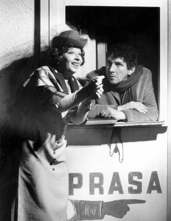 Irena Kwiatkowska i Tomasz Zaliwski w Teatrze Nowym (1974)