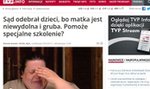 Sąd zabrał jej dzieci bo jest otyła?