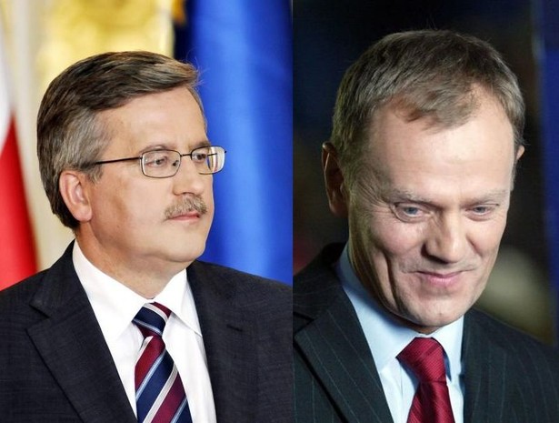 Bronisław Komorowski i Donald Tusk