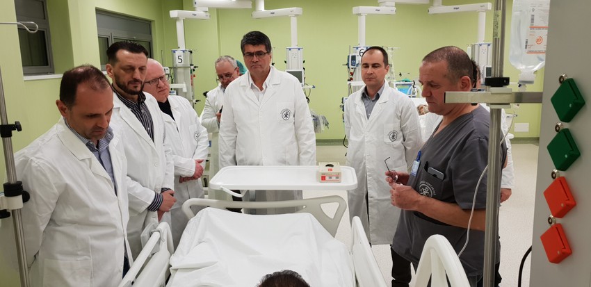 Ministar Zdravlja Makedonije Venko Filipčev obišao nedavno povređene u Nišu 