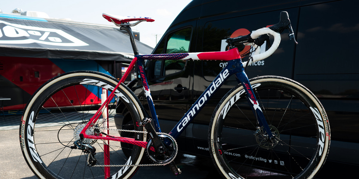 This Cannondale SuperX is everything an American champion's bike should be