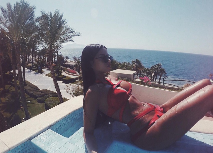 Misica inače vodi luksuzan život: ova slika je iz luksuznog odmarališta Šarm el Šeik