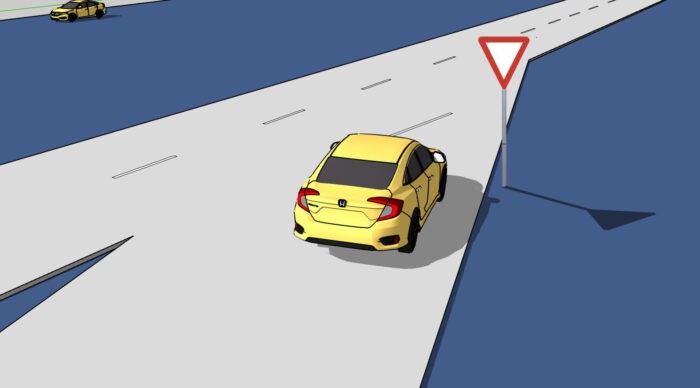 Ilustrácia križovatky.